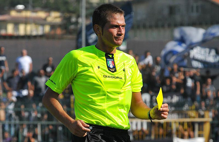 L'arbitro Pasqua guarito dalla Malattia di Haglund